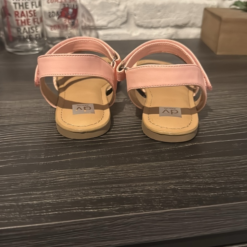 DV by Dolce Vita Pink raffia sandals- GIRLS - Picture 3 of 5
